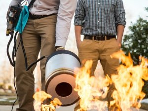 Is it getting hot in here? Time to pump up the bass! - (George Mason University photo)