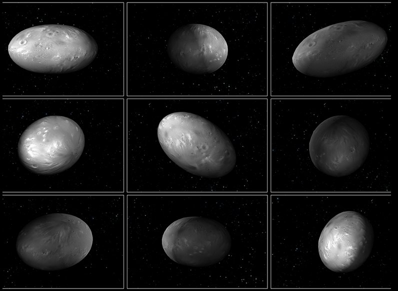 Orientation of Pluto's Moons