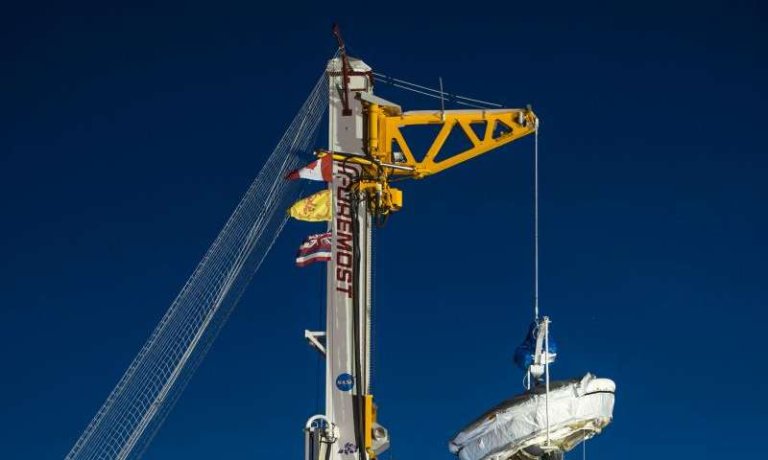 Low-density supersonic decelerator prepared for second flight test