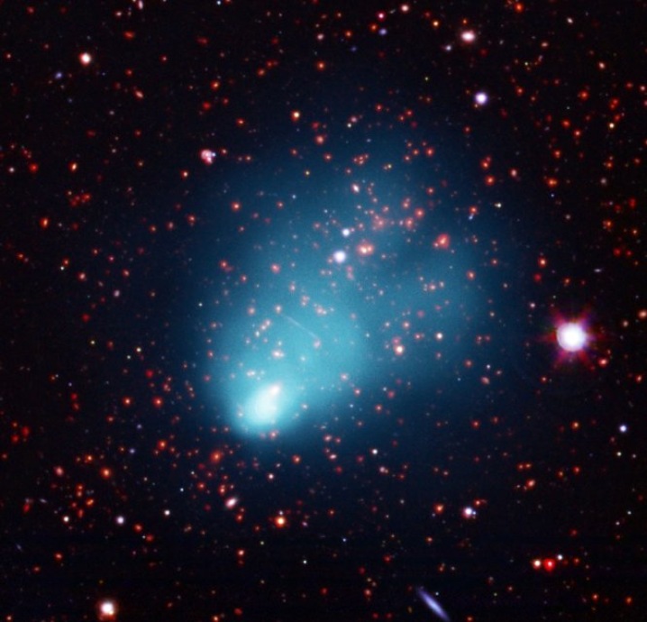Monstrous galaxy spotted near the edge of the universe