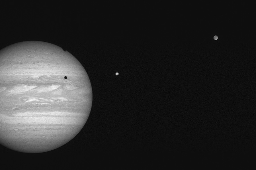 Jupiter, Io, and Ganymede 2007