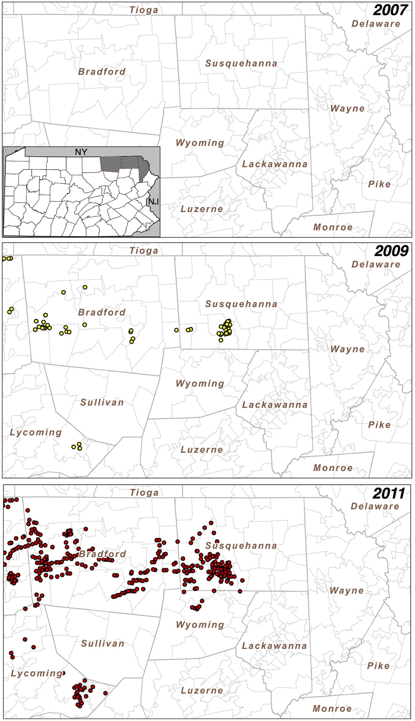 fracking map