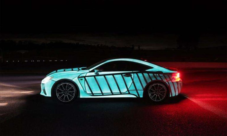 This Lexus Has a Biometric Paint Job