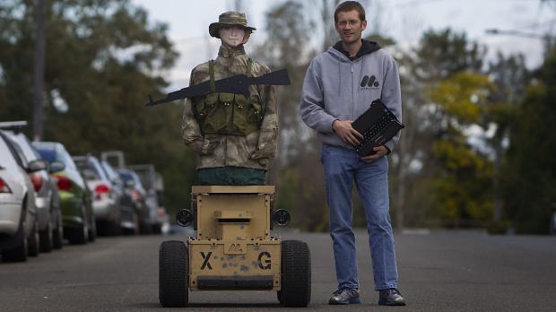 This Aussie Inventor Is Building Robots to Help Soldiers Become Better Killers
