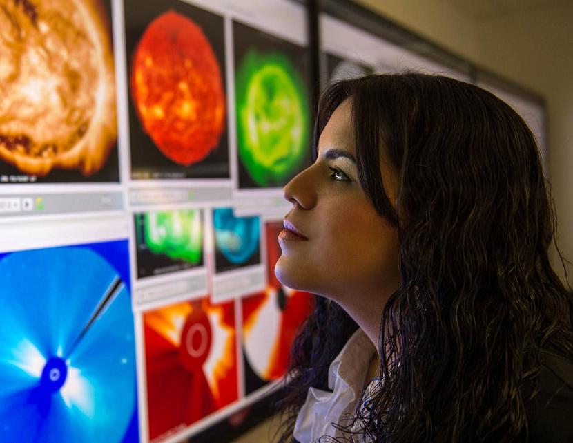 Yaireska M. Collado-Vega. Photo Credit: NASA/W. Hrybyk