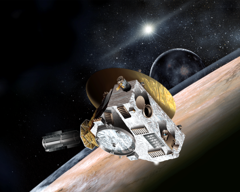New Horizons will transmit data to Earth at 1 to 4 kilobits per second for a year