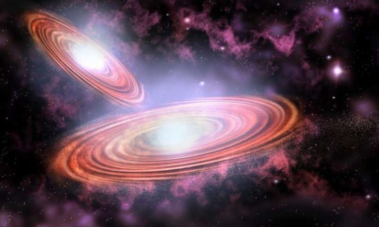 The closest black holes discovered by astronomers will collide after 100,000 years