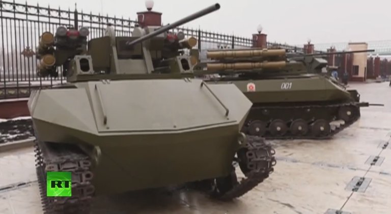 Russia experiments with autonomous military robot squadrons