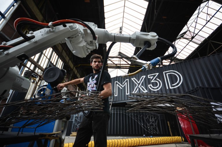 MX3D Plans to 3D Print A Functional Metal Bridge in Amsterdam