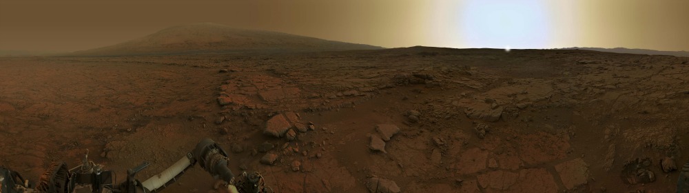 mars sunset