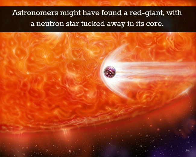 Have Astronomers Found a Red-giant With a Surprise In Its Core?