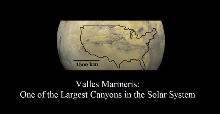A Day at Valles Marineris: One of the Largest Canyons in the Solar System