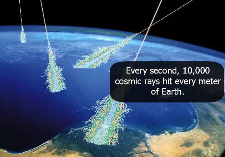Cosmic Rays: They Are Going Right Through You