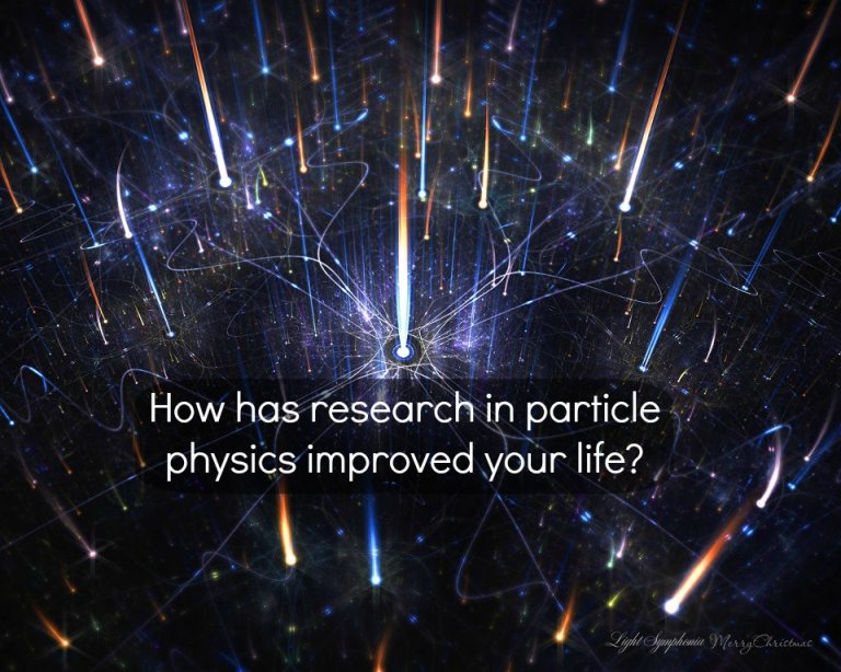 The Benefits of Particle Research