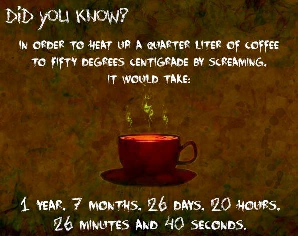 Heating Coffee by Screaming
