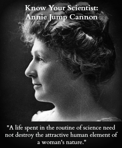 Know Your Scientist: Annie Jump Cannon