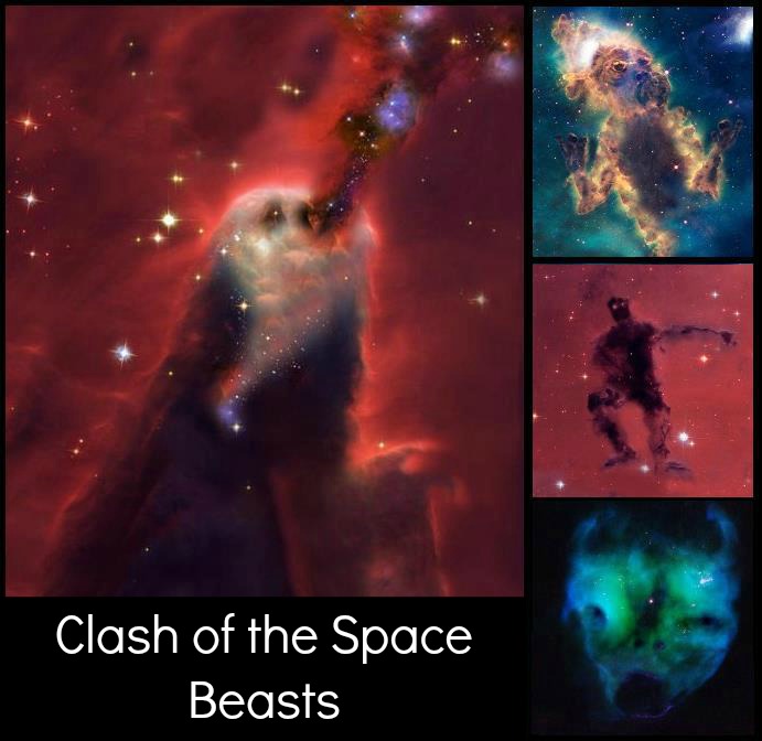 Pareidolia: Clash of the Celestial Space Beasts