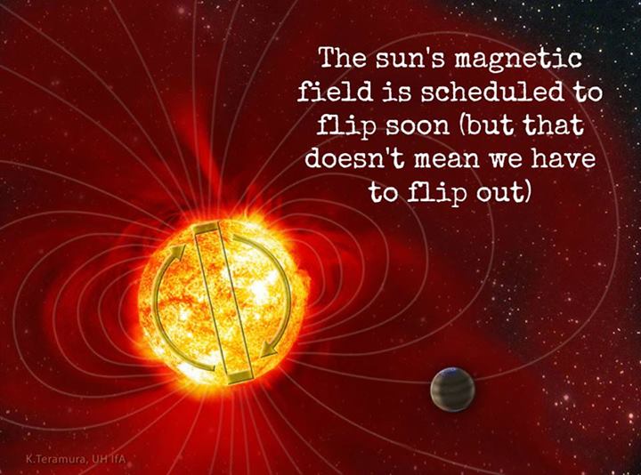 The Sun’s Magnetic Field is Expected to Flip Soon. The End of Earth?