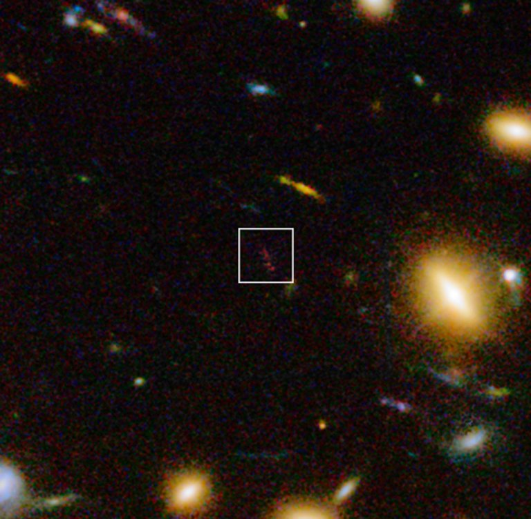 Astronomers Probe An Old-looking Galaxy in a Young Universe