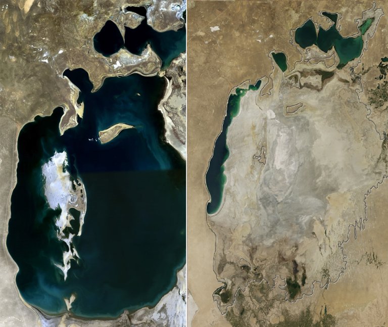 Watch One Of The Largest Seas In The World Disappear