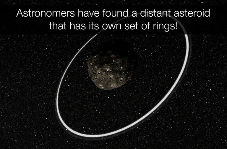 Meet The First Asteroid Found With Its Own Set of Rings
