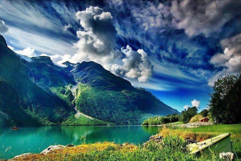 Earth, The Pale Blue Dot: Geiranger Fjord, Norway