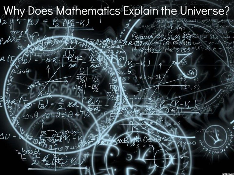 Why Does Mathematics Explain the Universe?