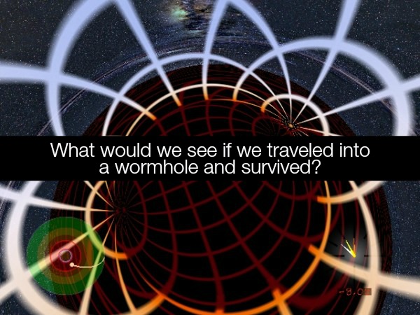 Take a Journey Through a Wormhole (video)