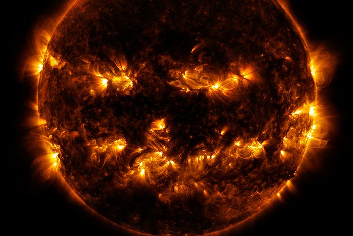 NASA Captures Jack-o-Lantern Sun