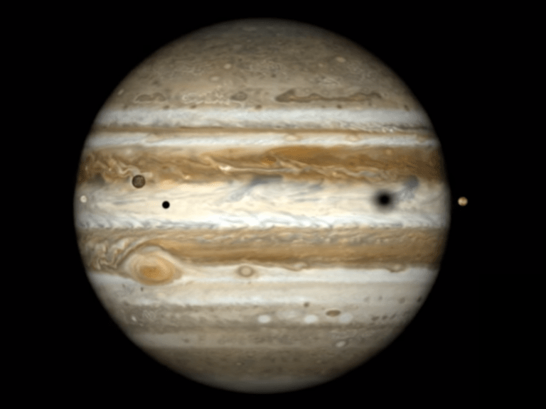 Rare Triple Moon Transit Happening Tonight on Jupiter