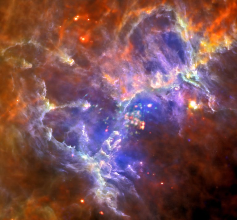 Astronomy Picture of the Day: 12/11/13 – Eagle Nebula in False Color