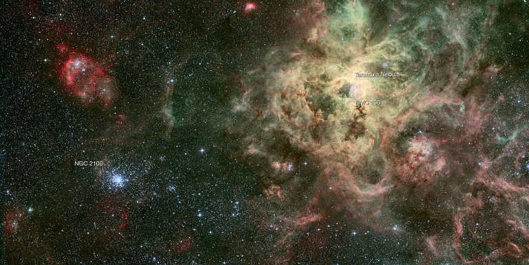Astronomy Photo of the Day: 3/27/15 — NGC 2100 & The Tarantula Nebula