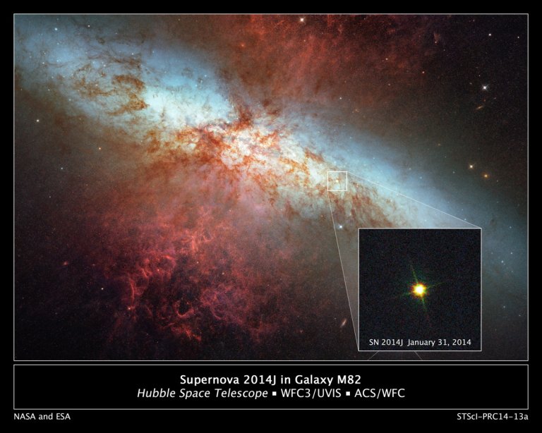 Historic Supernova Discovered: A New Bloom in the Universe