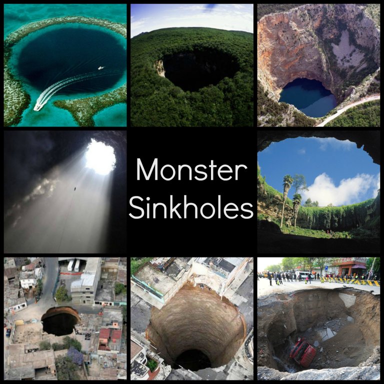 5 of the most Amazingly Beautiful (and Absolutely Terrifying) Sinkholes