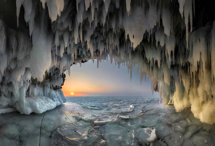 Earth, The Shore of the Cosmic Ocean: The Unbelievable Ice Caves of Siberia
