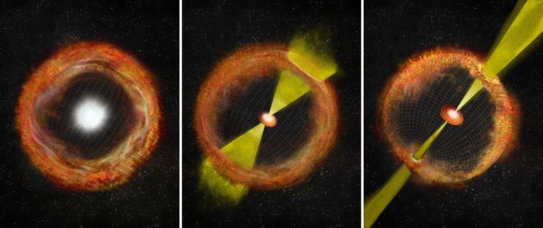 Strange Supernova Is “Missing Link” in Gamma-Ray Burst Connection