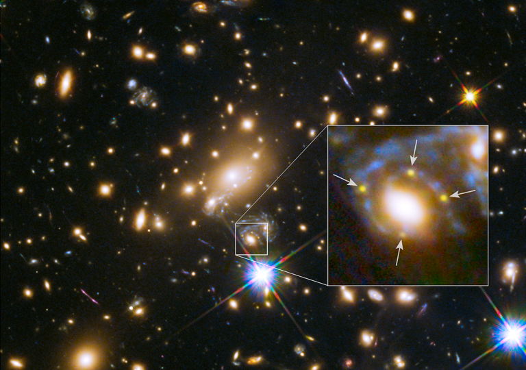 Astronomers See the Same Ancient Supernova 4 Times