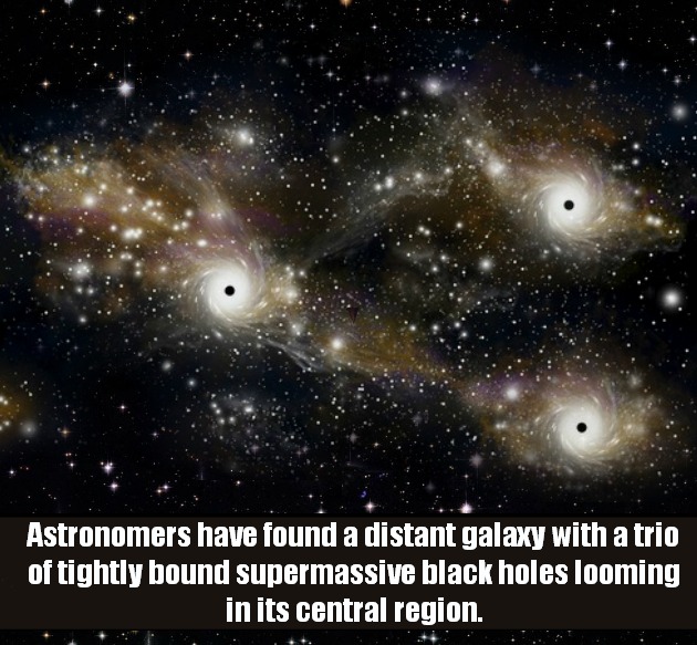 Astronomers Find a Galaxy With a Triple Black Hole System