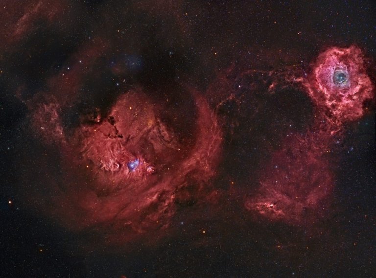 Astronomy Photo of the Day: 7/10/14 – Wide-field View of the Rosette Nebula