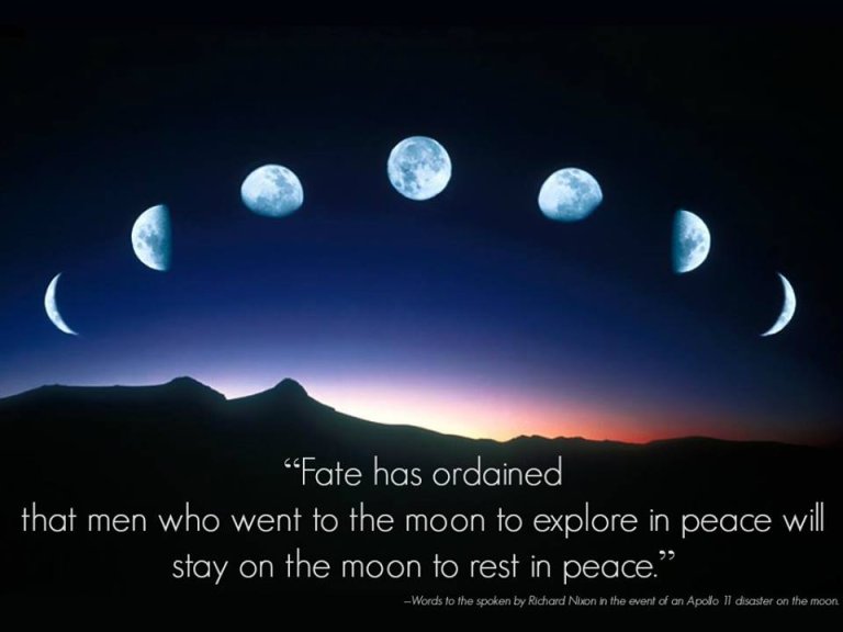 In the Event of a Apollo 11 Moon Disaster…