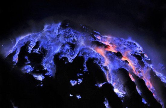 Ever Hear Of a Volcano That Spews Blue Lava?