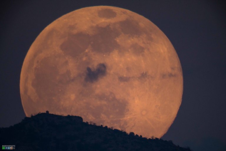 Spooky ‘Honey’ Moon Shines On Friday The 13th (Images)