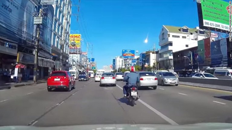 Watch: Fireball Blasts Through Sky Over Bangkok