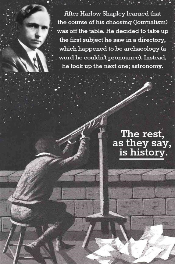 Harlow Shapley: The Accidental Astronomer