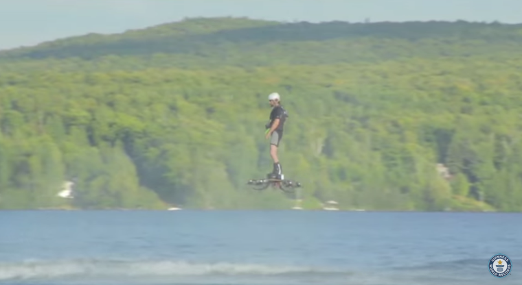 Man Sets Record for Farthest Flight on a Hoverboard
