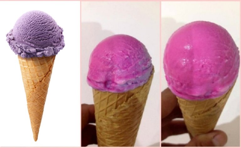 Physicist Invents Ice Cream That Changes Color
