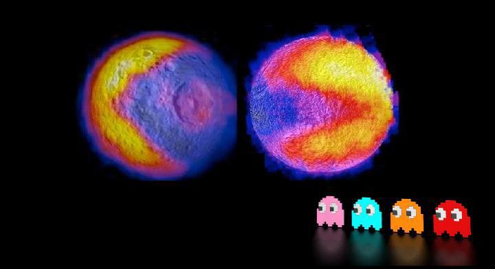 The Arcade In The Sky: An Image of Mimas and Tethys