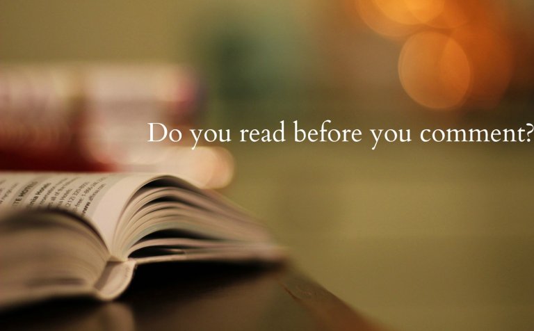 Debating 101: If You Don’t Read Other’s Ideas, You’re Just Talking to Yourself