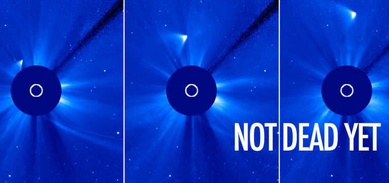 Comet ISON: The Zombie Comet who Refuses to Die