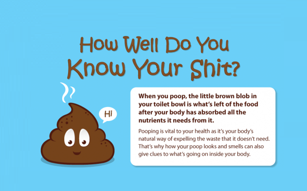 How Well Do You Know Your Shit? (infographic)